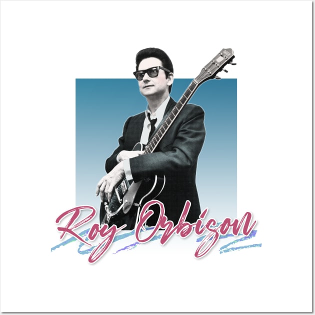 Roy Orbison Vintage Aesthetic Design Fanart Wall Art by DankFutura